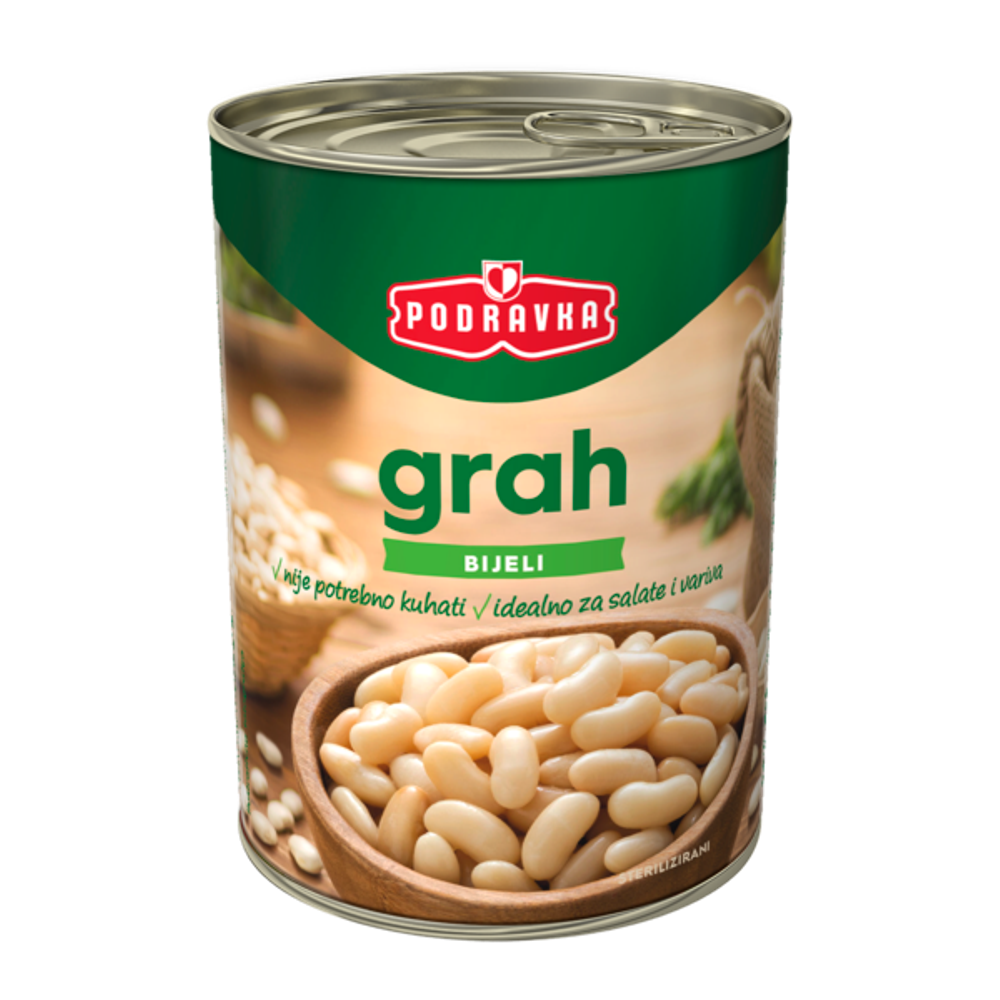 Podravka Grah bijeli 400g slika 1