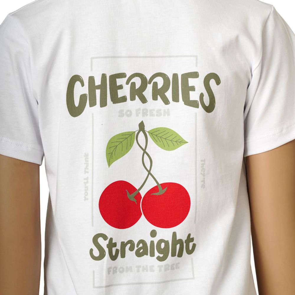 Eastbound Dječija majica kratkir rukava Cherry, Bijela slika 3