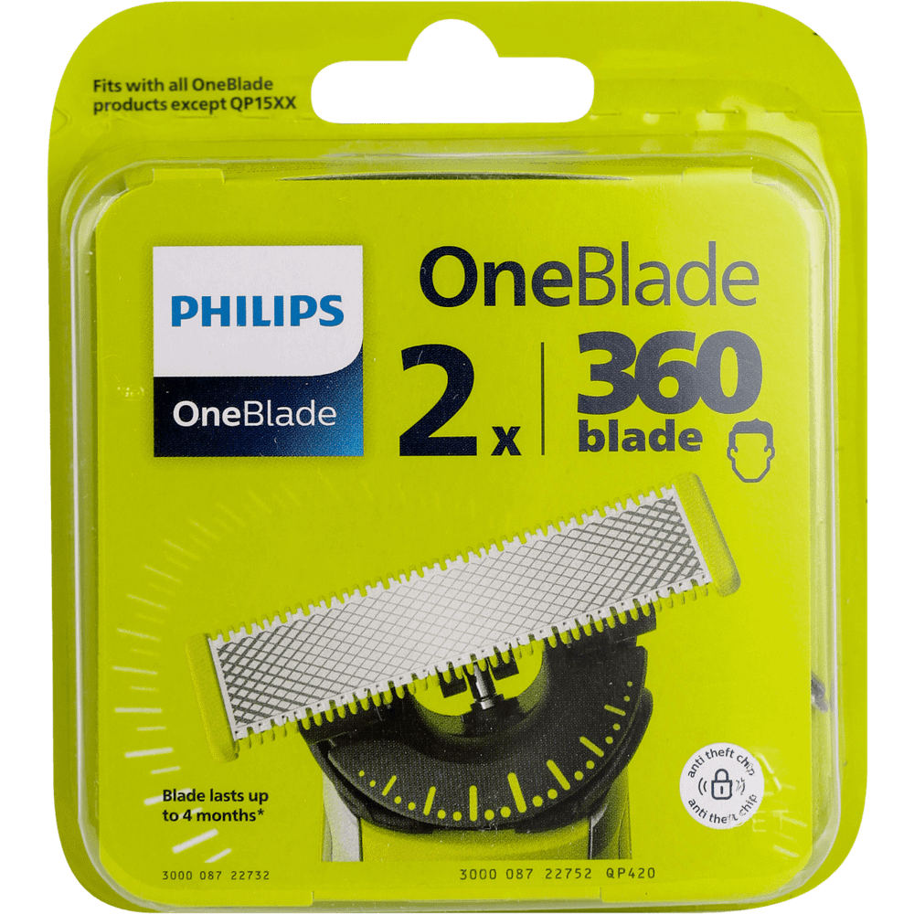 PHILIPS ONE BLADE Zamjenske oštrice 360 FACE 2/1, QP420/50 slika 1