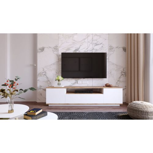 FR7 - AW Atlantic Pine
White TV Stand slika 4