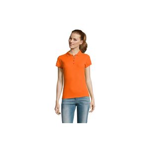 PASSION ženska polo majica sa kratkim rukavima - Narandžasta, XXL 