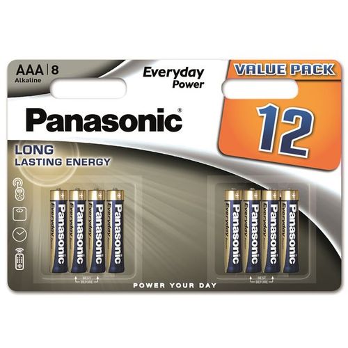 Panasonic baterije LR03EPS/12BW Alkal. Everyday Power slika 1