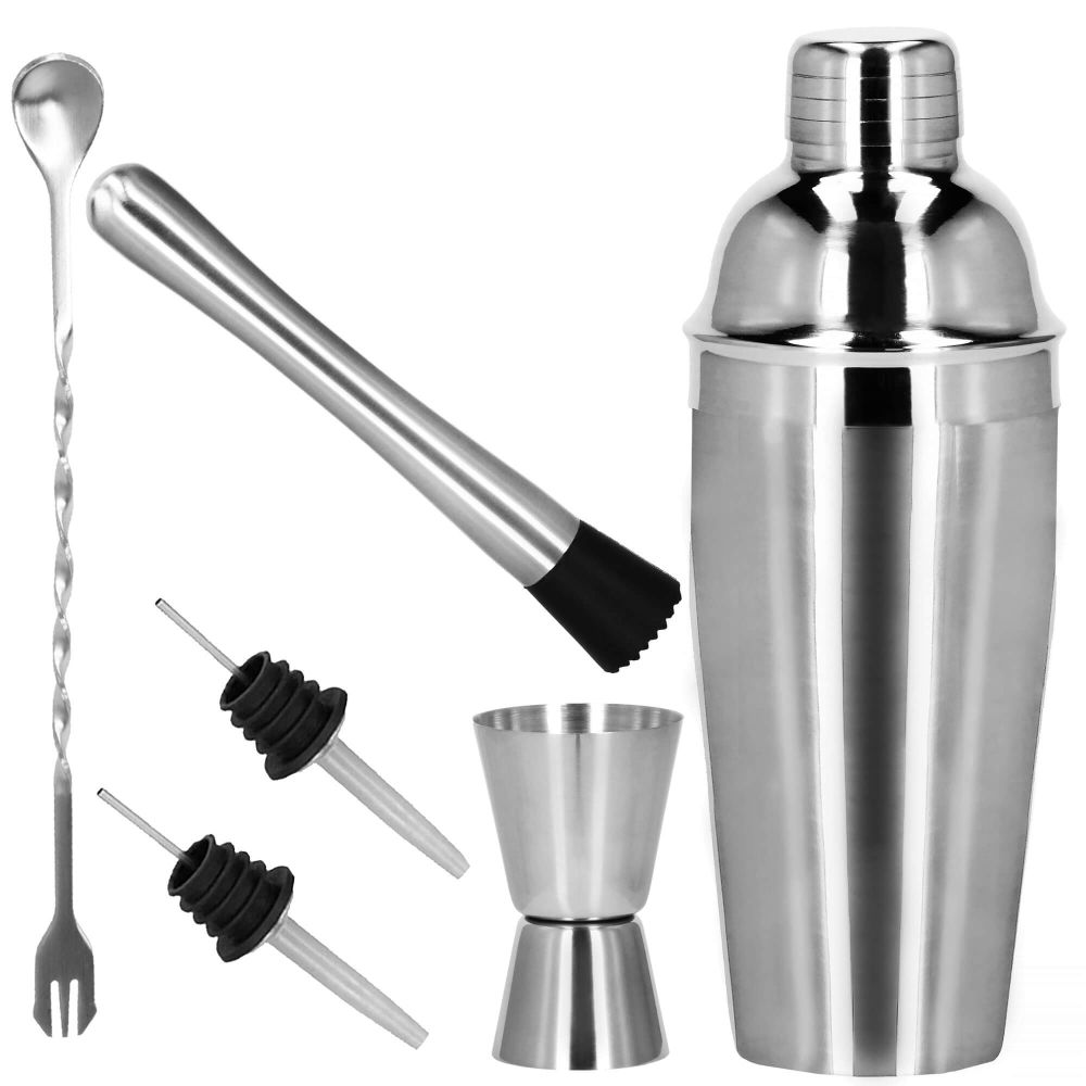 Set za pripremu pića za barmene shaker 750 ml 6 komada slika 10