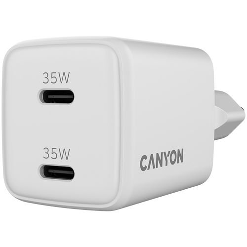 Canyon charger CU35CC GaN 35W 2xPD EU White slika 4