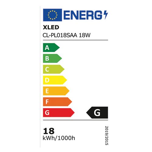 XLED CL-PL018SAA 18W 6400K Nadgradni četvrtasti LED panel 1580Lm,212x212x28mm slika 3