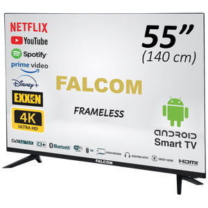 TV Falcom 55LTF022SM Smart LED TV 55inca (140cm), Ultra HD 4K, DVB- S2/T2/C tuner, H265 HEVC, 2x10W