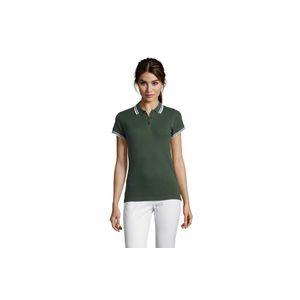 PASADENA WOMEN ženska polo majica sa kratkim rukavima - Tamno zelena, XL 