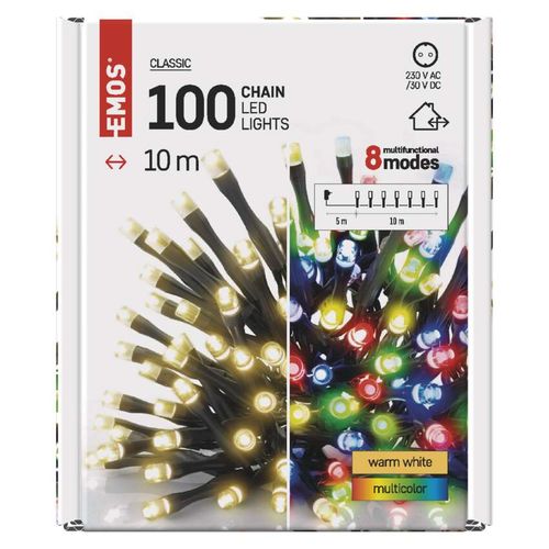 Emos LED svetlosni lanac 2 ul 100 LED 10m MTG-D4AH01 slika 5