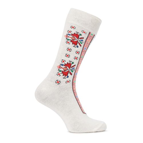 Ethno x1 Socks - BELA slika 2