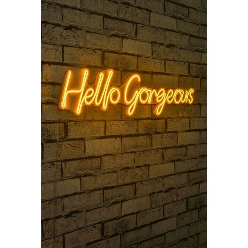 Wallity Ukrasna plastična LED rasvjeta, Hello Gorgeous - Yellow slika 1