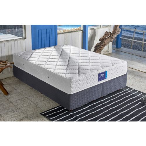 Woody Fashion Madrac, Bijela boja, Blue 150x200 cm Double Size Luxury Firm Mattress slika 2