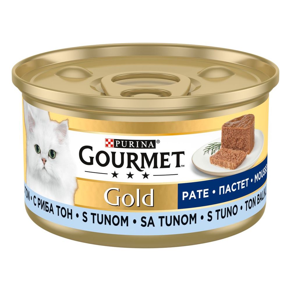 Gourmet Gold Hrana za mačke mousse Tuna, 85g slika 1