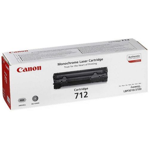 TONER CANON CRG-712BK LBP3010 BLACK 1,5K #1870B002 slika 1