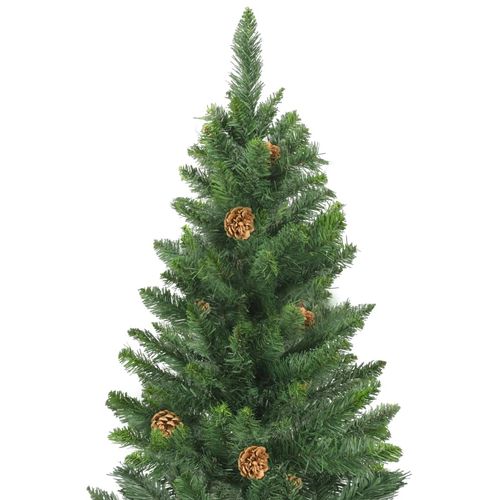 Umjetno božićno drvce sa šiškama zeleno 180 cm slika 17