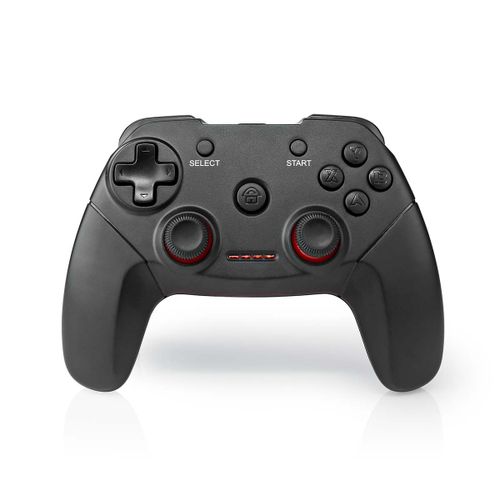 Gamepad NEDIS GGPDW110BK, bežični, USB, za PC, crni slika 1