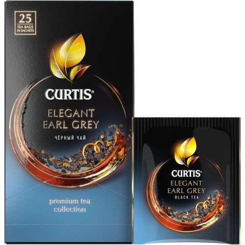 CURTIS Elegant Earl Grey - Crni čaj sa aromom bergamota i korom citrusa  25x1.7g 111011 slika 2