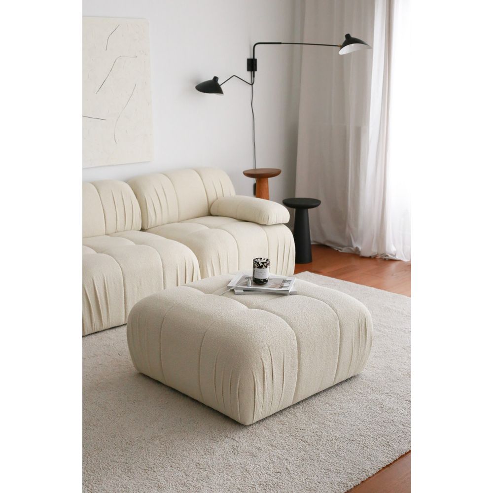 Soli - Bijeli Pouf slika 1