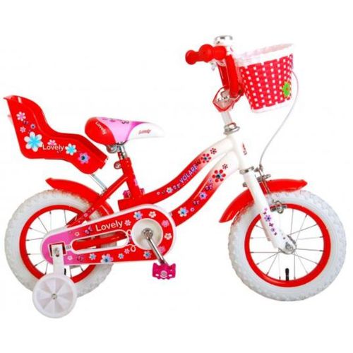 Dječji bicikl Volare Lovely 12" crveno/bijeli slika 1