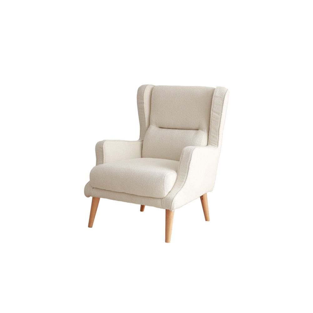 Klam - Kremasti Wing Chair slika 6