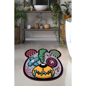 Injured Panda 120 Multicolor Bathmat