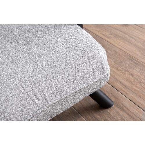 Atelier Del Sofa Naslonjač, Sando Single - Teddy Fabric - Grey slika 7