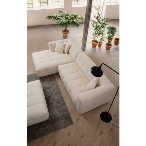 Atelier Del Sofa Cady 3 Seater Left - Bež Bež Ugaona Sofa slika 2