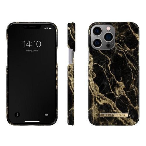 iDeal of Sweden Maskica - iPhone 13 Pro Max - Golden Smoke Marble slika 1