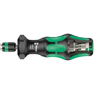 Wera 826 T Kraftform Turbo Odvijač sa držačem za bitove Rapidaptor, 1/4" x 146 mm, 05057480001