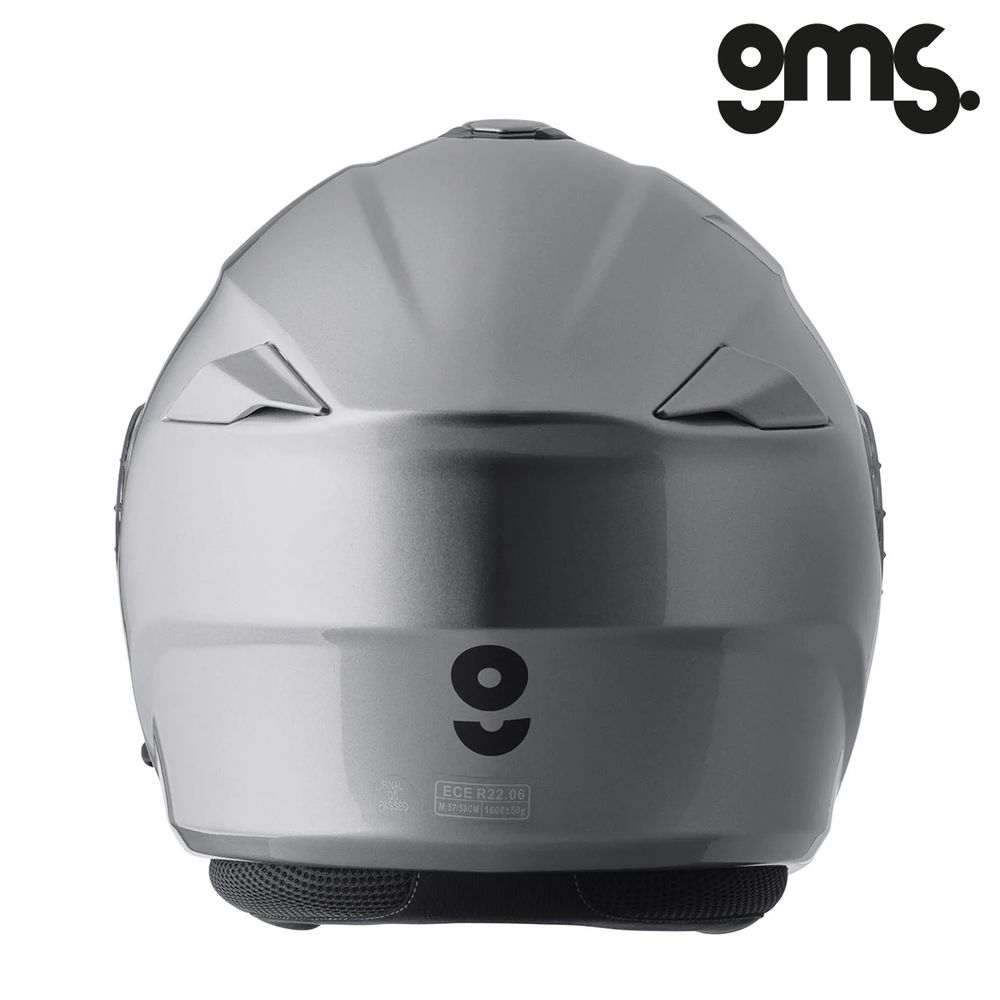 Modularna - flip up kaciga za motor GMS Aperio - Titanium vel.2XL slika 4