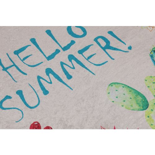 Hello Summer (140) Multicolor Bathmat slika 7