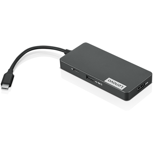 Lenovo GX90T77924 Lenovo USB-C 7-in-1 Hub: 2x USB3.0; 1x USB2.0 1x HDMI 4K, 1x SD/TF Card reader 1xUSB-C Charging Port, power pass-through to charge Notebook (up to 65W) slika 2