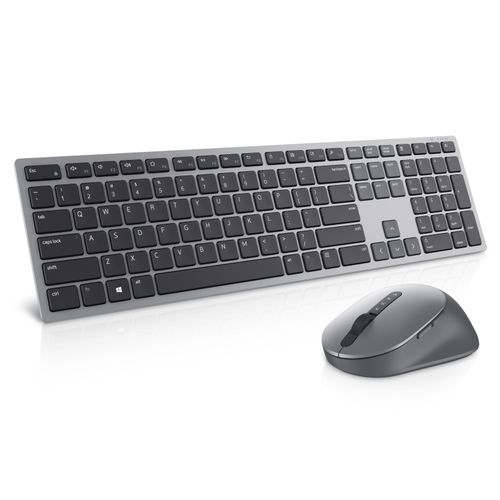 DELL KM7321W Wireless Premier Multi-device US tastatura + miš siva slika 8