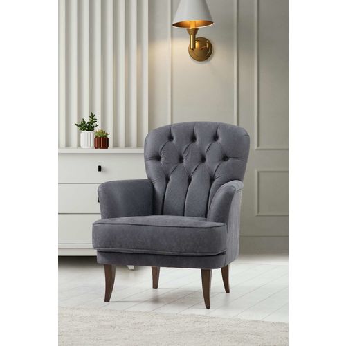 Redart - Dark Grey Dark Grey Wing Chair slika 1