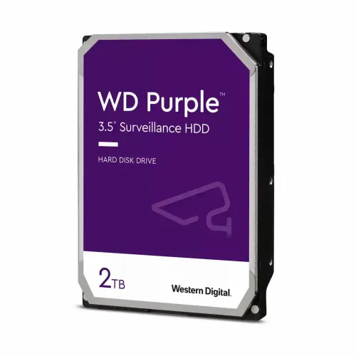 Hard disk 2TB SATA3 Western Digital Caviar 64MB WD23PURZ Purple slika 1