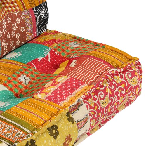 283792 Pouffe 100x100x20 cm Patchwork Fabric slika 27