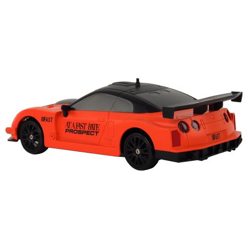 Auto na daljinsko upravljanje R/C 1:24  s izmjenjivim kotačima - narančasti slika 3