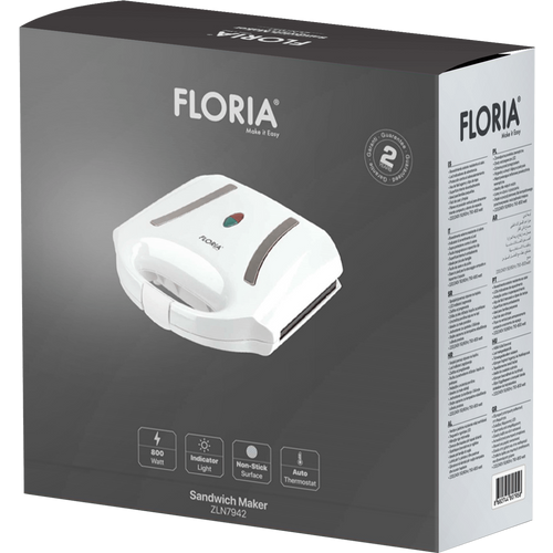 Floria Toster, LED indikator, 800 W, bijela - ZLN7942 slika 2