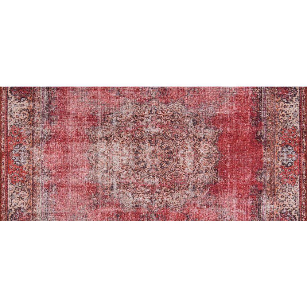 Blues Chenille - Crveni AL 119 Višenamjenski Tepih (75 x 150 cm) slika 5