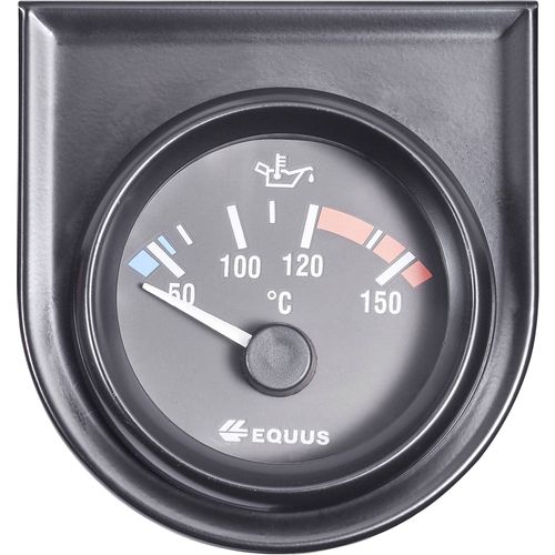 Equus 842109 ugradbeni instrument za motorna vozila prikaz temperature vode/ulja Mjerno podučje 60 - 160 °C standard žuta, crvena, zelena 52 mm slika 2
