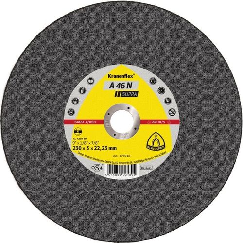 Klingspor disk za rezanje aluminija 230mm x 3,0mm x 22,2mm A46N Supra slika 2