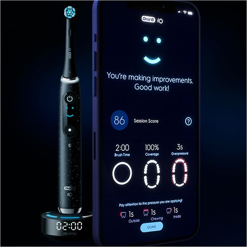 Oral-B električna četkica iO10 COSMIC BLACK slika 6