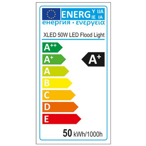 XLED 50W LED reflektor 6500K,4000Lm,IP65,AC220-240V slika 3