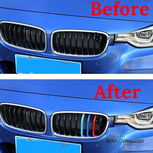 BMW 3 F30 2013-2017 M LOGO LAJSNE MASKE 8 REŠETKI slika 6