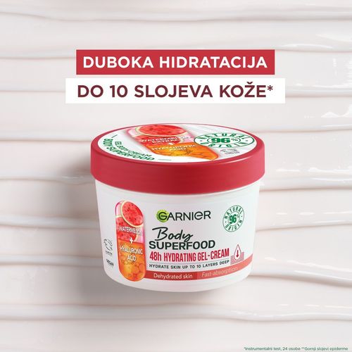 Garnier Body Superfood gel-krema za tijelo lubenica 380ml  slika 9