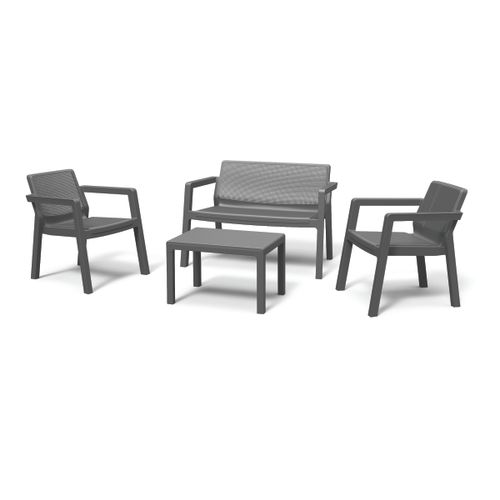 Baštenski set Emilly Patio bez jastuka, grafit CU 246589 slika 1