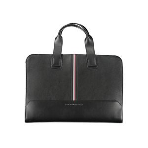 TOMMY HILFIGER BLACK MAN BRIEFCASE