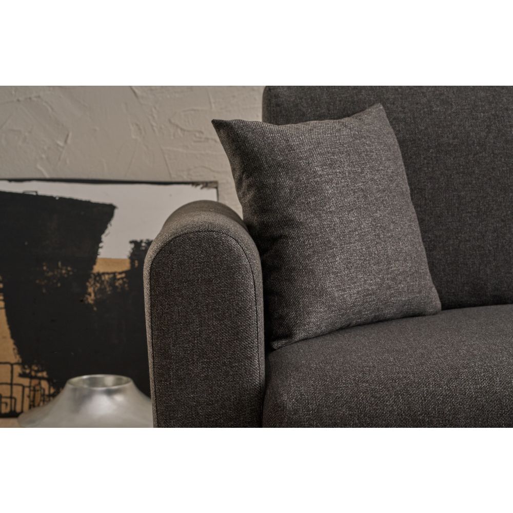 Mane Right - Antracitni Kutni Sofa-Krevet slika 4