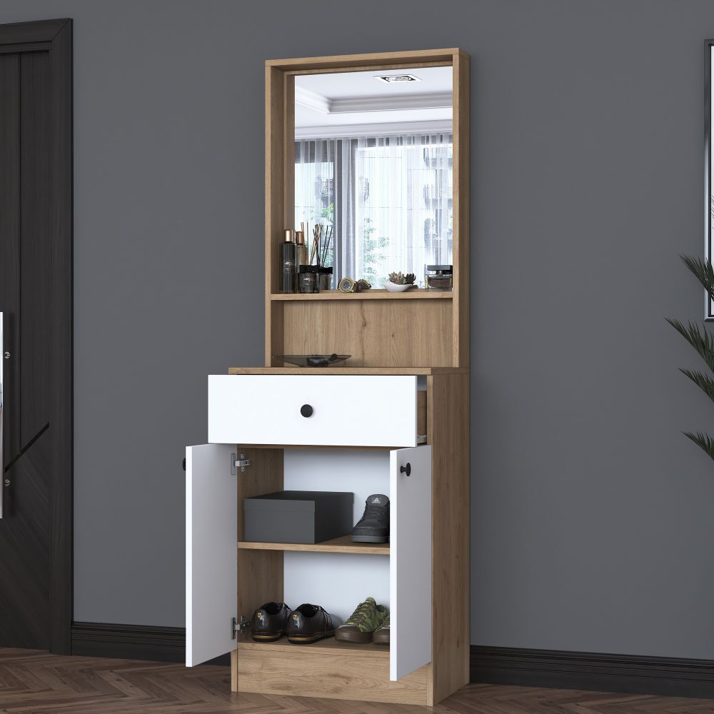 Bijeli Hodnik Ormar P6 - 3294 Walnut slika 5