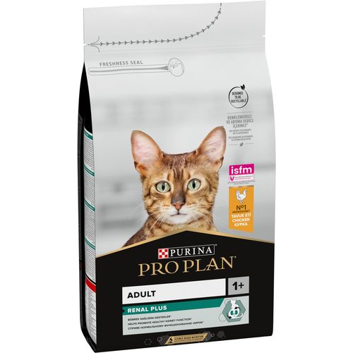 PRO PLAN Adult 1+ Renal plus, bogato piletinom, 6x1,5kg slika 1