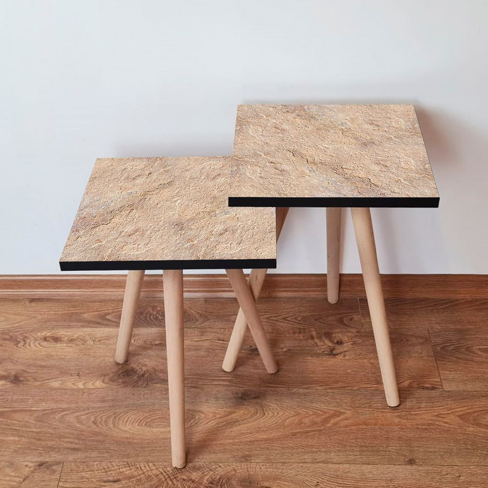Nesting stolovi 2Shp389 - (2 komada) - boje: bež slika 1